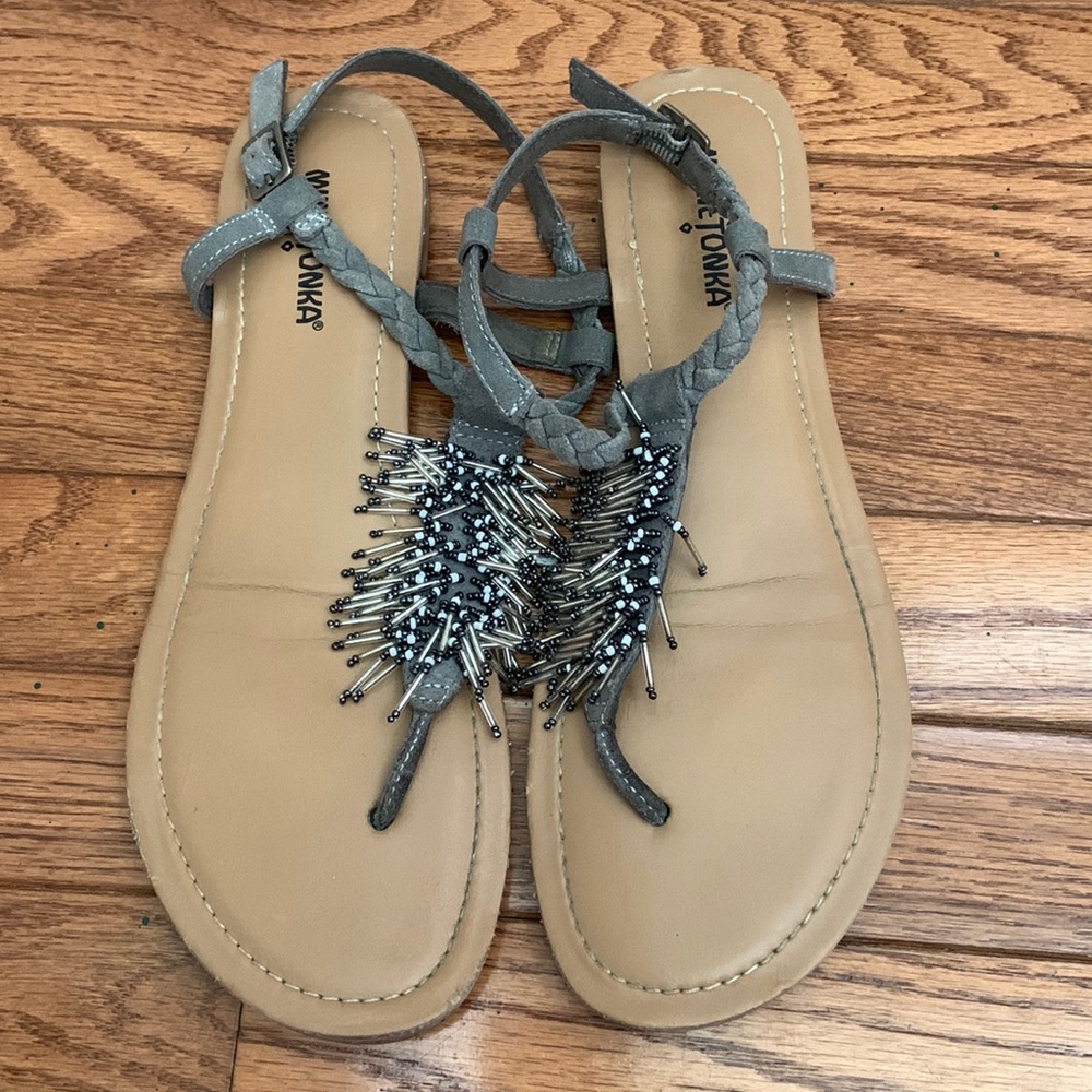 Minnetonka Beaded Sandals! Gently worn.